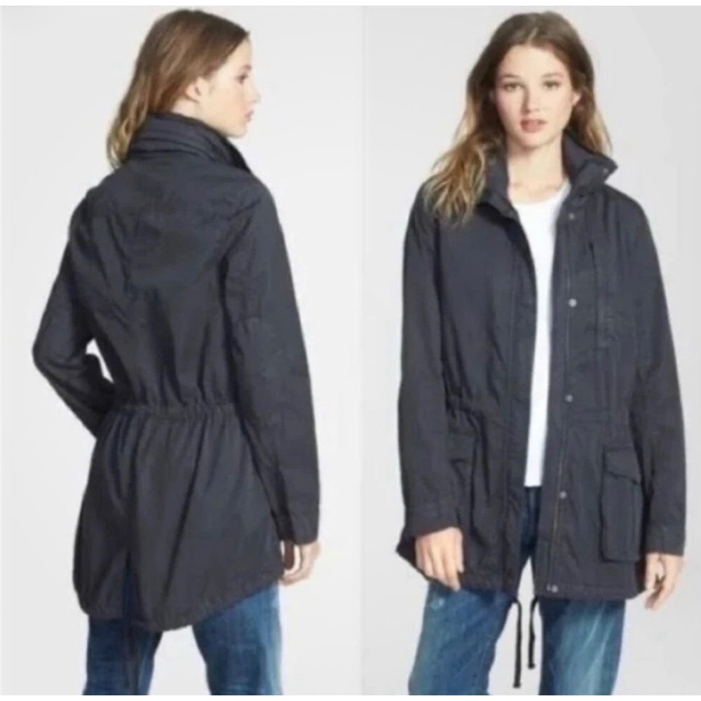 Standard James Perse 3 Gray Yosemite Anorak Lightweight Utility Chore Jacket